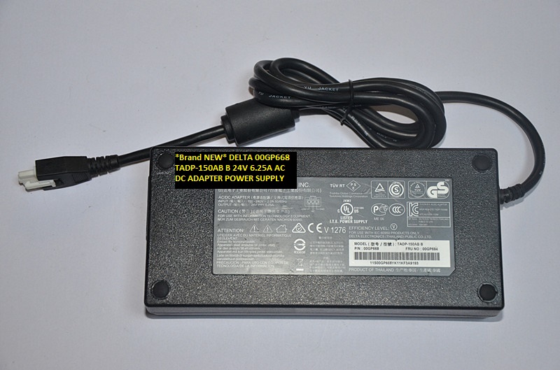 *Brand NEW* POWER SUPPLY 00GP668 DELTA TADP-150AB B 24V 6.25A AC DC ADAPTER